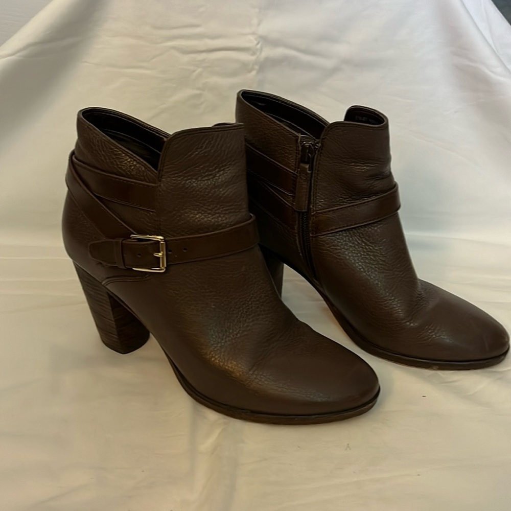 Cole Haan leather boots, sz 7, brown